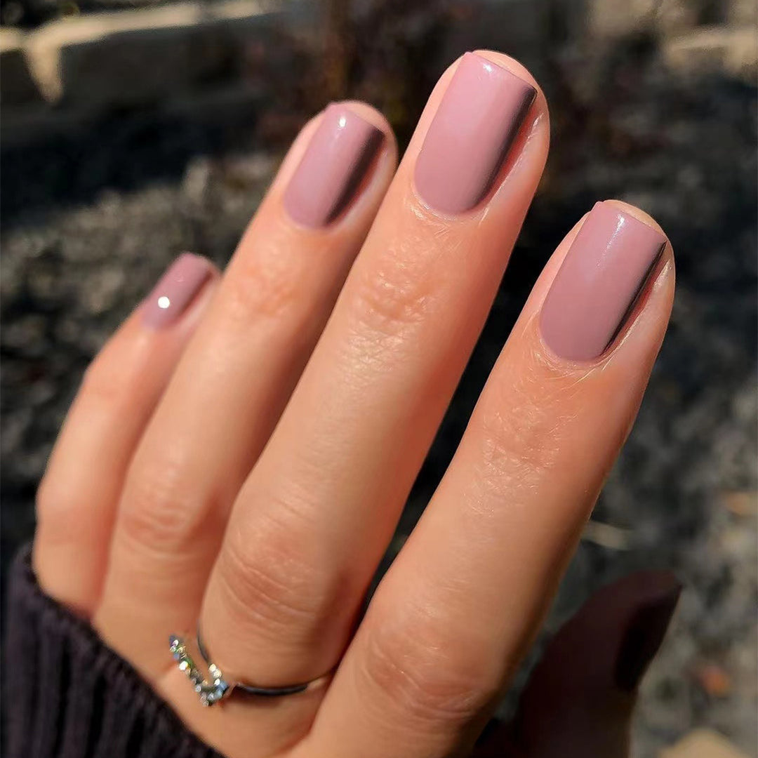 Elegant Nail Art with Gloss Finish Kalsten