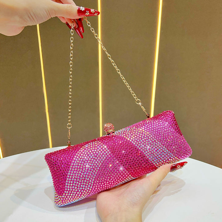 Glamorous Rhinestone-Studded Clutch