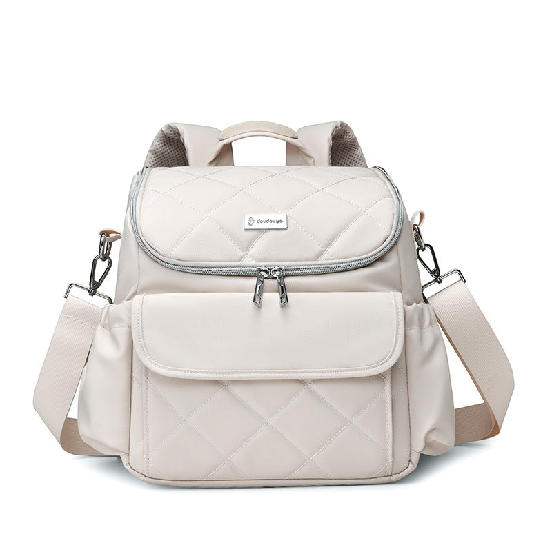 Quilted Multi-Functional Backpack Kalsten