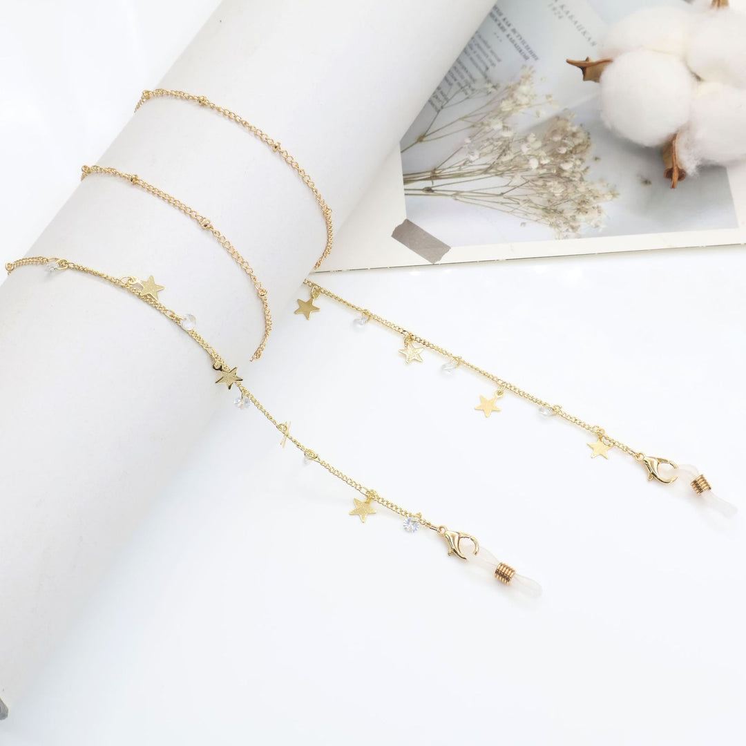 Cross-Embellished Eyewear Chain Kalsten