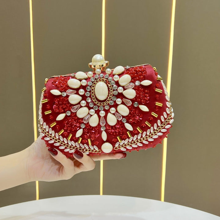Ornate Decorative Evening Clutch
