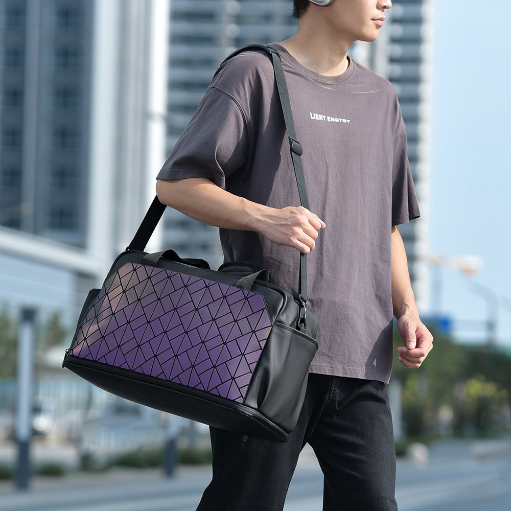 Trendy Multi-Compartment Travel Duffel Bag Kalsten