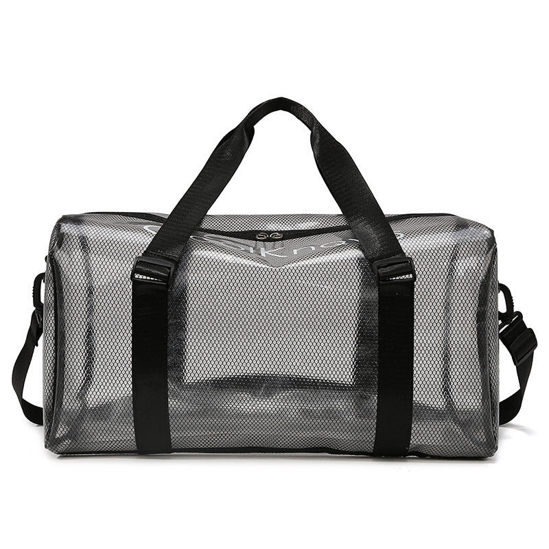 Transparent Mesh Sports Duffel Bag Kalsten