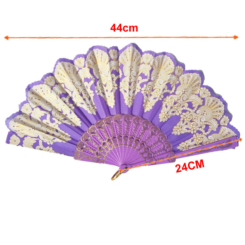 Ladies' elegant hand fan with intricate decorations Kalsten