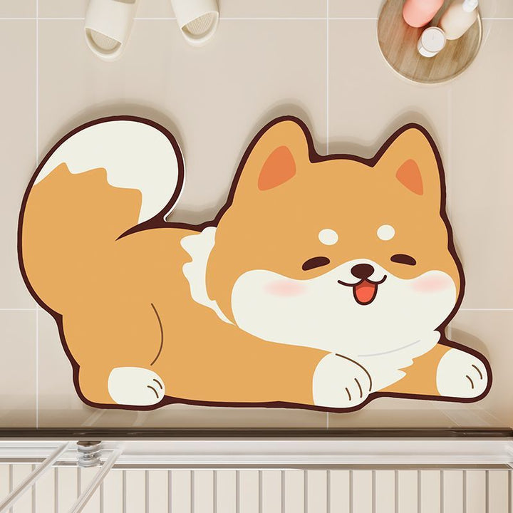 Cute Panda Shaped Bath Mat