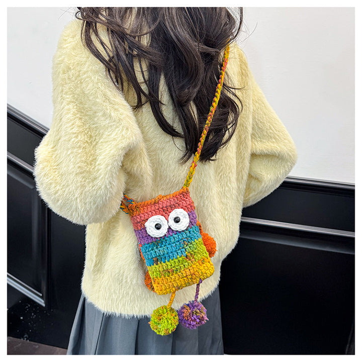 Elephant-Themed Crochet Mini Bag
