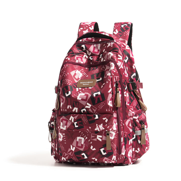 Stylish Multi-Compartment Graphic Print Backpack Kalsten