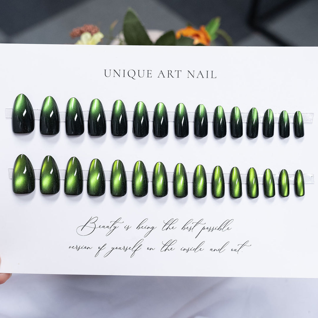 Premium Glossy Press-On Nail Set