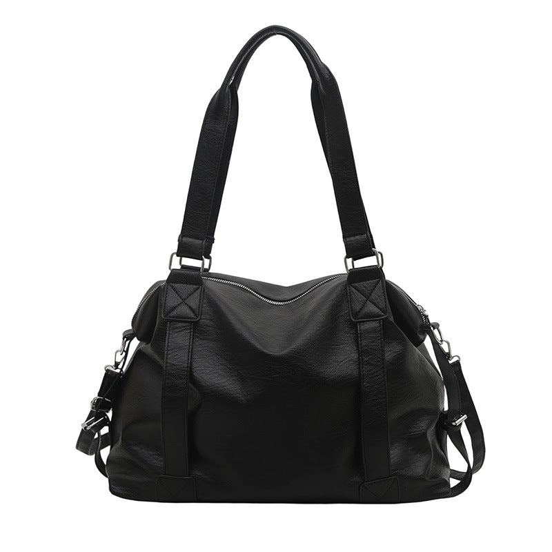 Luxurious Faux Leather Travel Tote Bag Kalsten