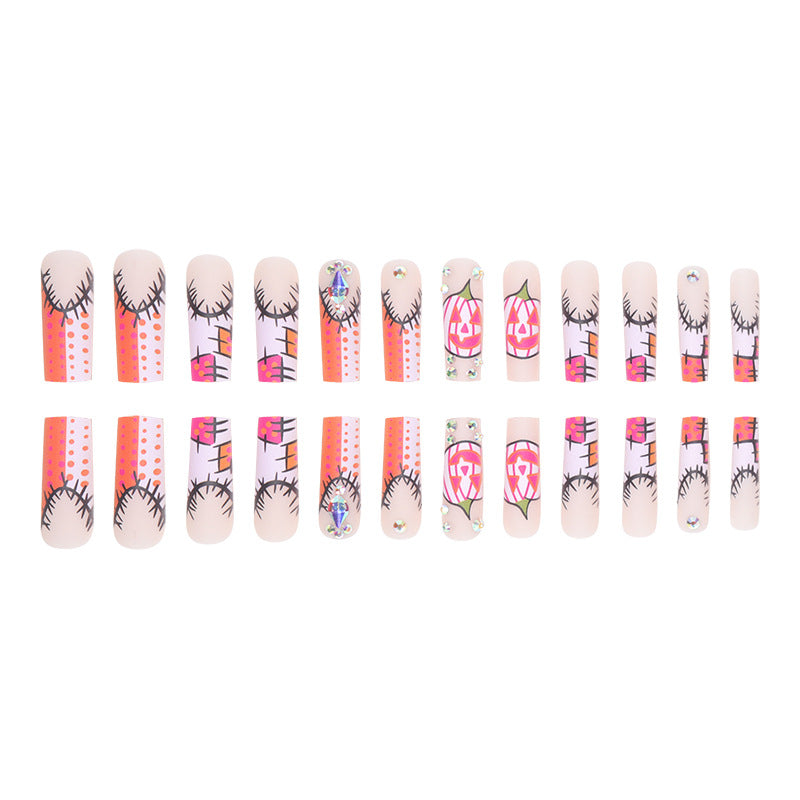 Artistic Halloween-Themed Nail Art Set Kalsten