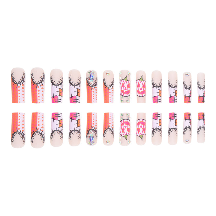 Artistic Halloween-Themed Nail Art Set Kalsten