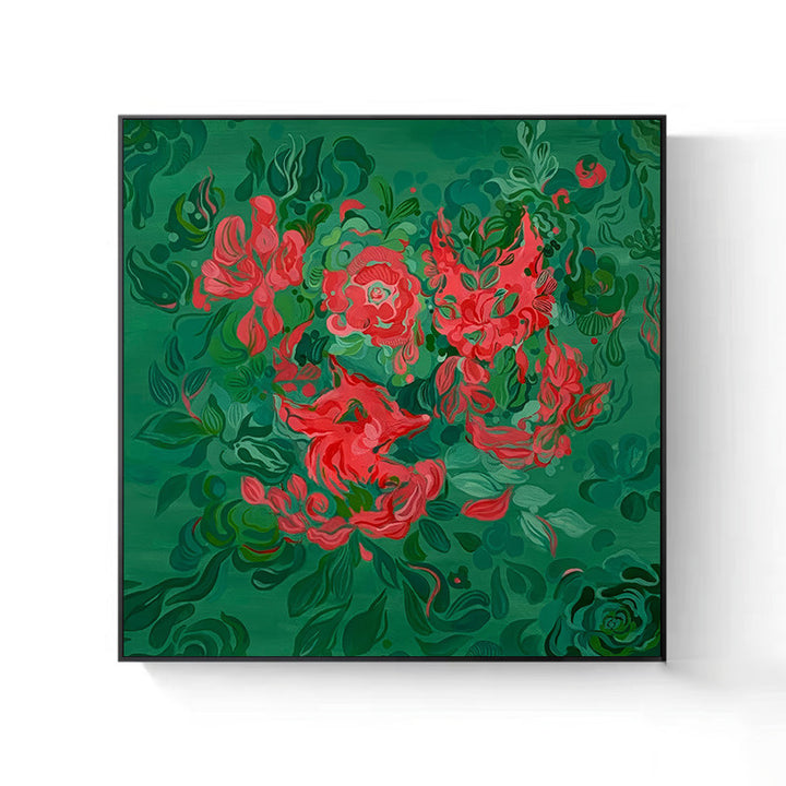 Whimsical Garden Duck Canvas Art