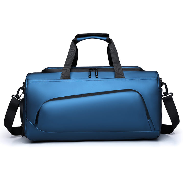 Sporty travel bag with extendable main compartment and multiple organizing pockets Kalsten