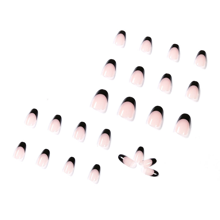 Artful Nail Art with Elegant French Tip Design Kalsten