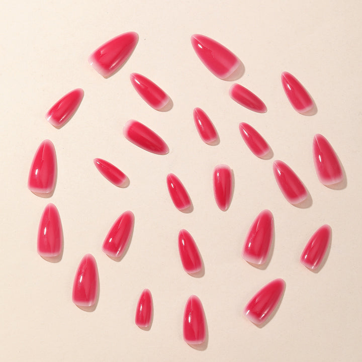Glossy Ombre Stiletto Nail Extensions Kalsten