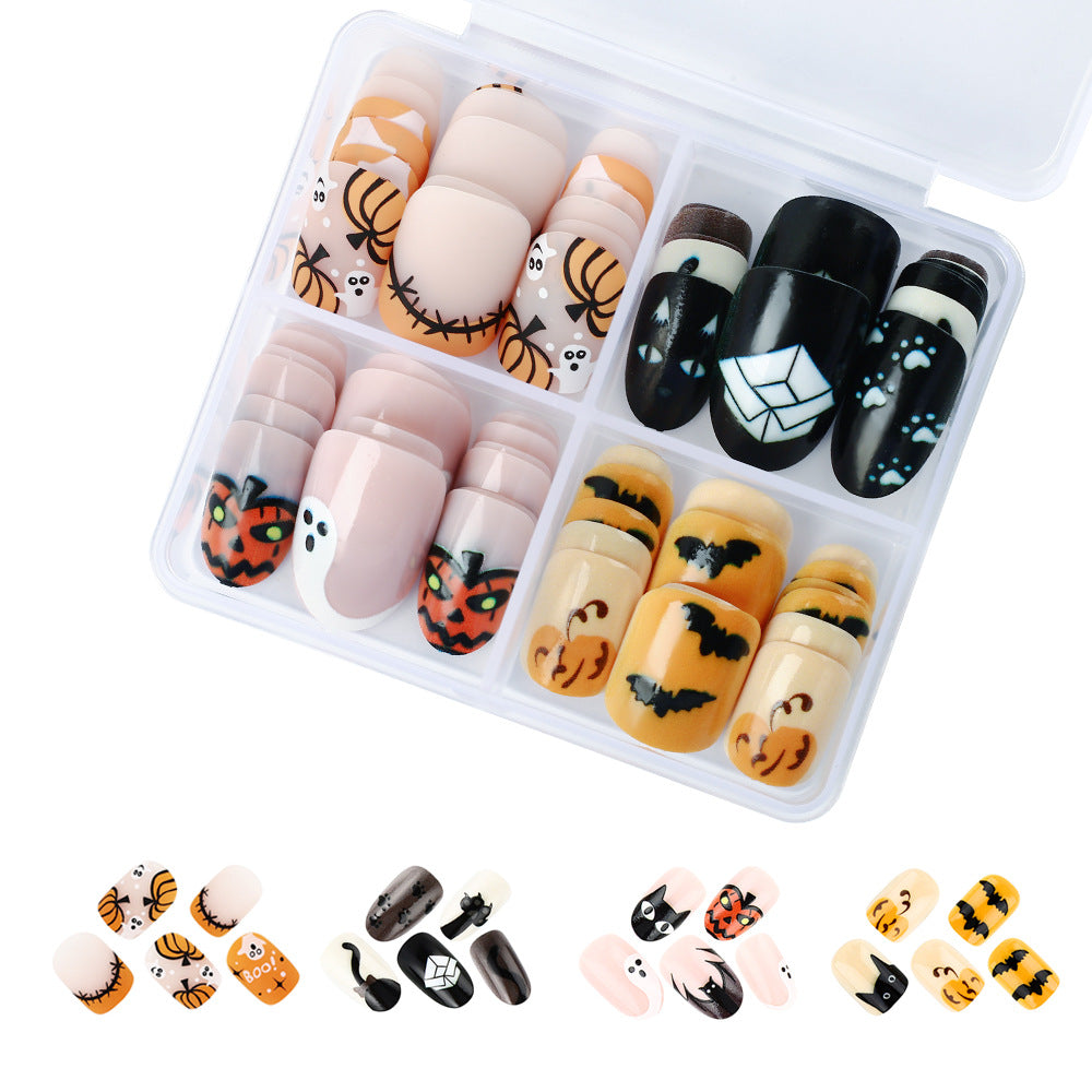 Halloween-Themed Press-On Nail Art Set Kalsten