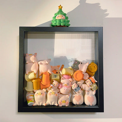 Vintage Floral Shadow Box Frame