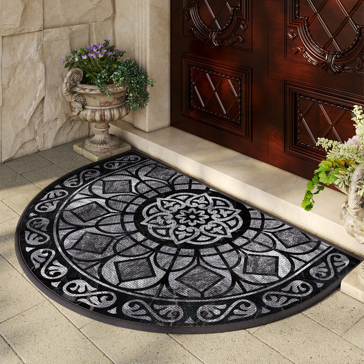 Decorative Geometric Pattern Door Mat