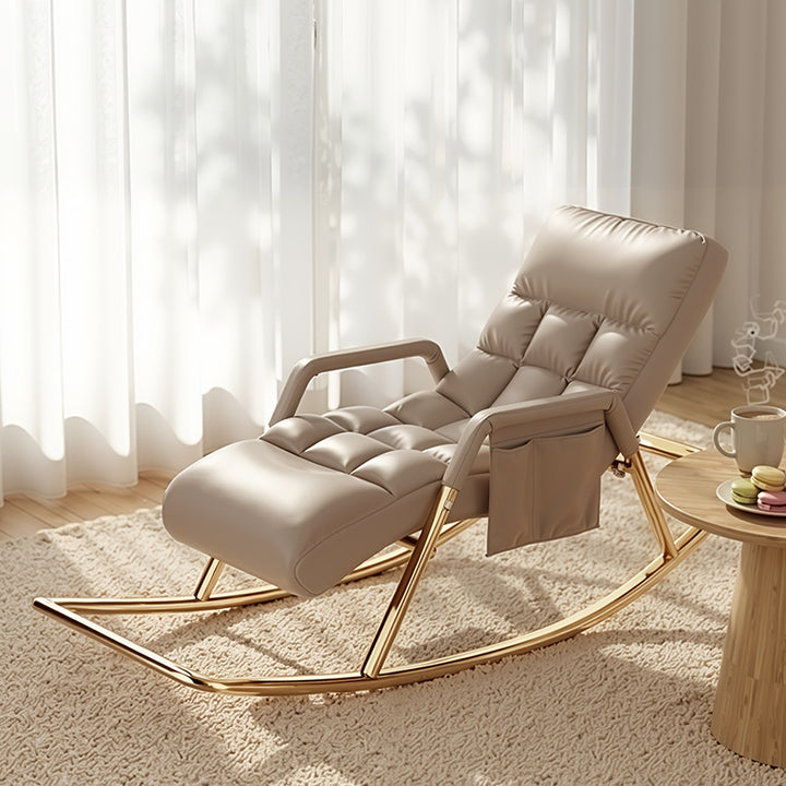 Ladies rocking chair with ergonomic design and luxurious upholstery Kalsten