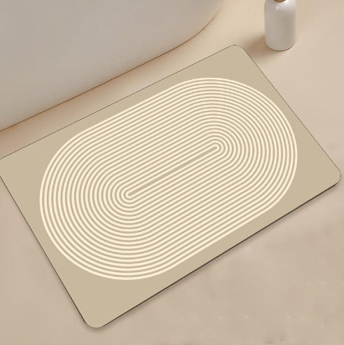 Stylish Geometric Pattern Bath Mat Kalsten