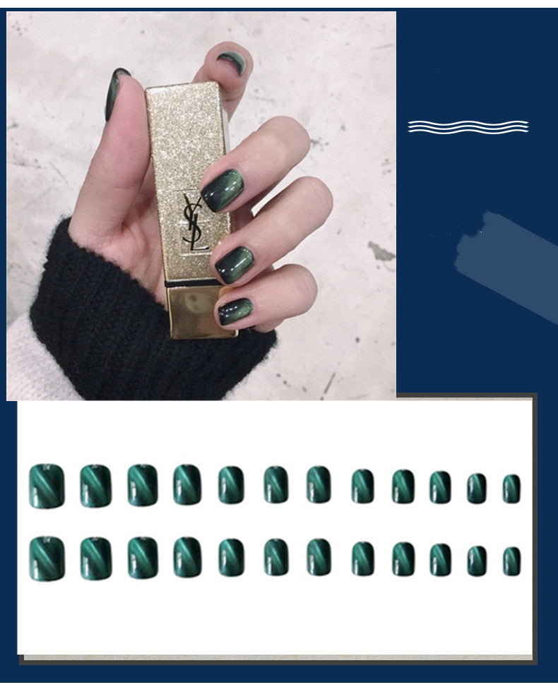 Artistic Floral Press-On Nail Set  1791804112
