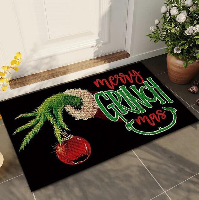 Christmas-Themed Decorative Doormat for Home