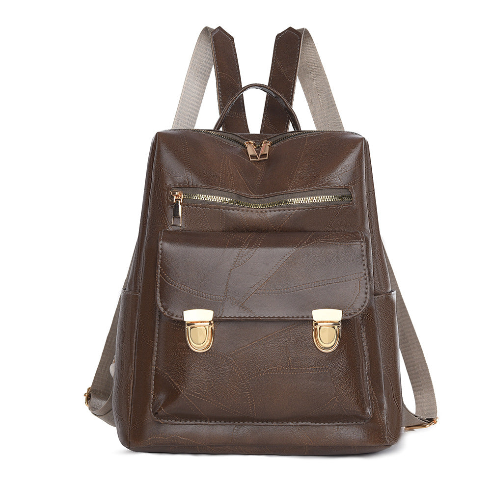 Stylish Leather Backpack Kalsten