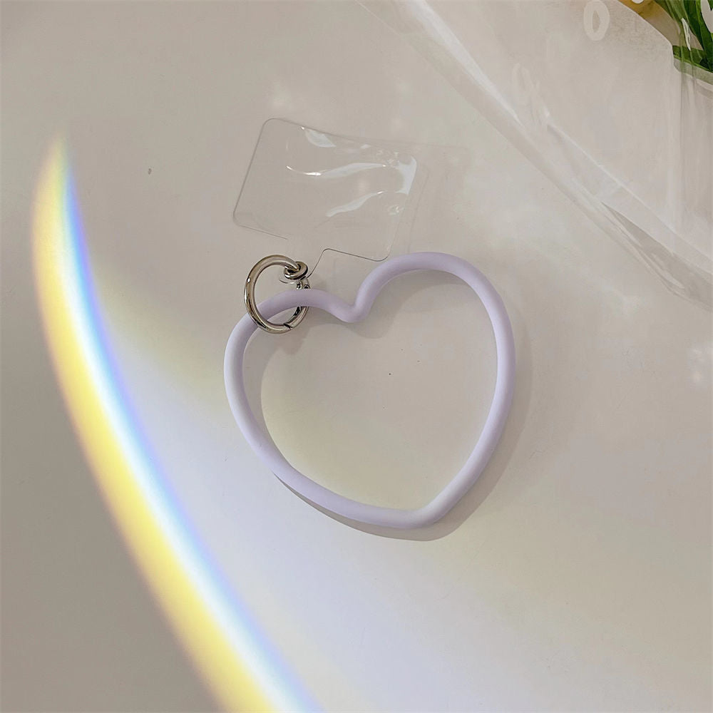 Heart-Shaped Silicone Tag Holder Kalsten