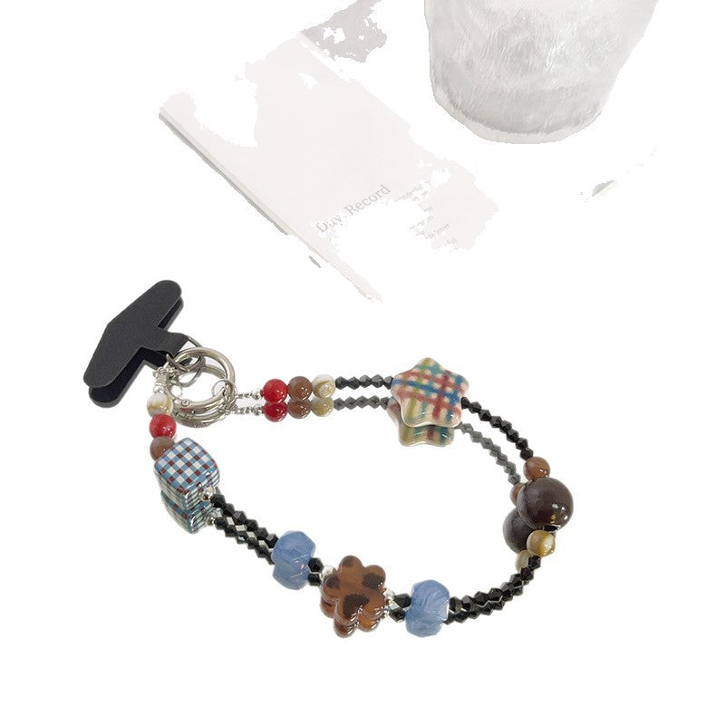 Colorful Beaded Keychain Holder Kalsten 1790134862