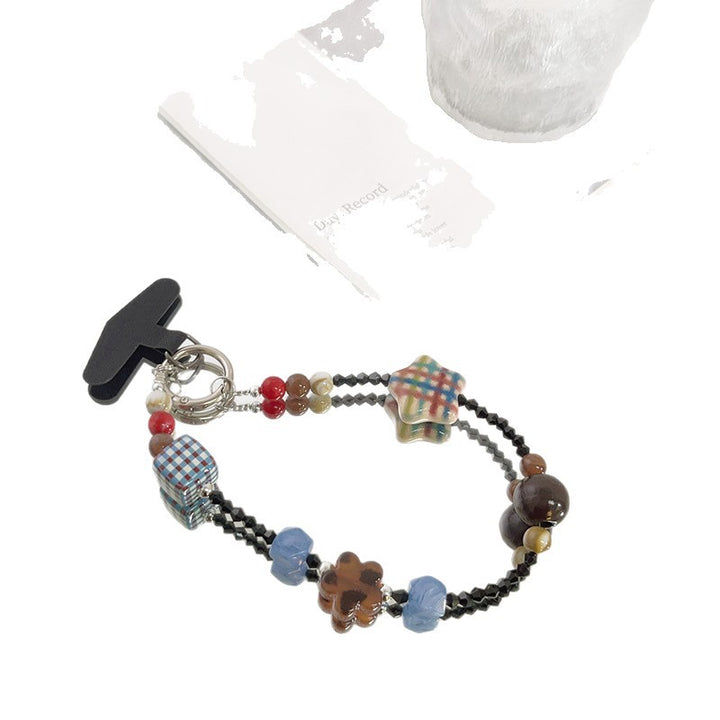 Colorful Beaded Keychain Holder Kalsten 1790134862