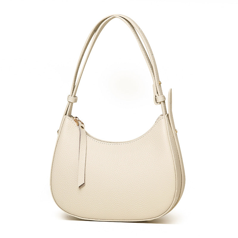 Stylish Pebbled Leather Hobo Bag Kalsten