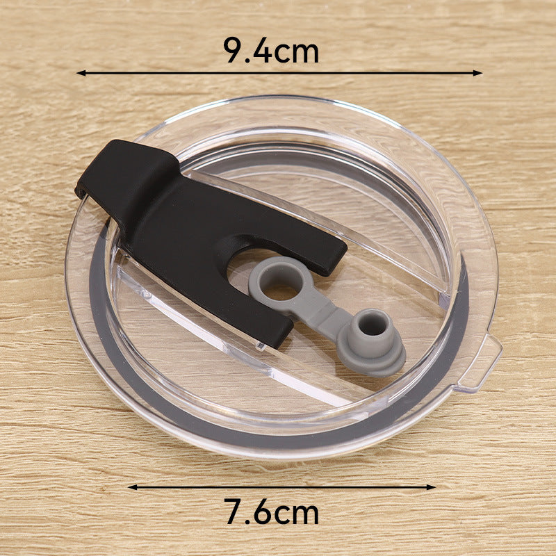 Spillproof Replacement Insulated Tumbler Lid With Silicone Gasket Flip Drinking Cover
