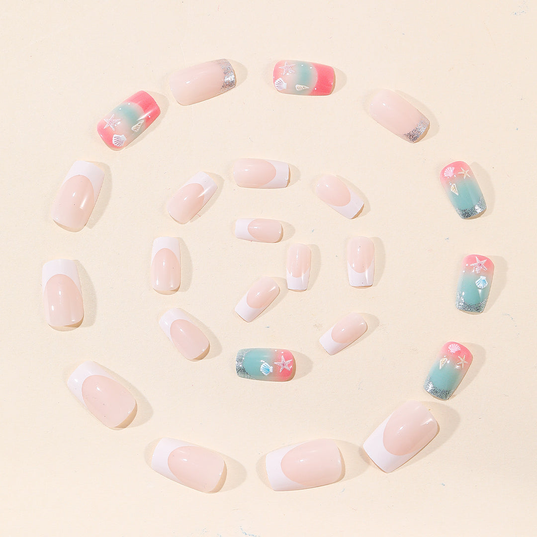 Coastal Ocean-Inspired Nail Art Extensions Kalsten