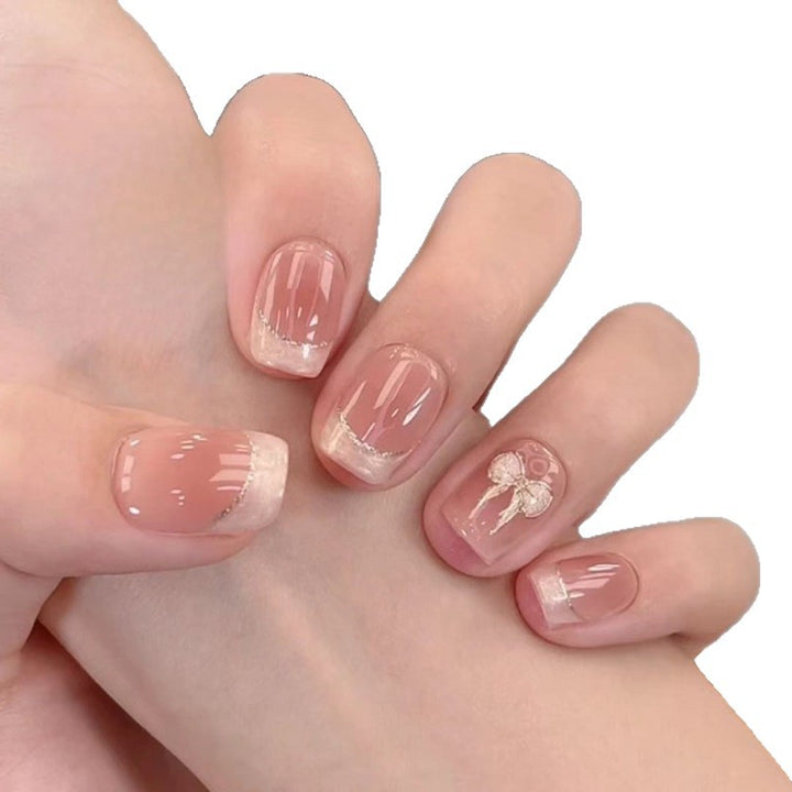 Elegant French Tip Acrylic Nail Extensions