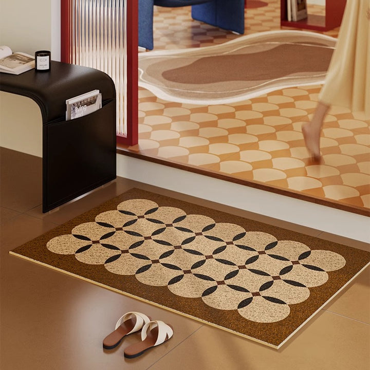 Geometric Pattern Entrance Mat