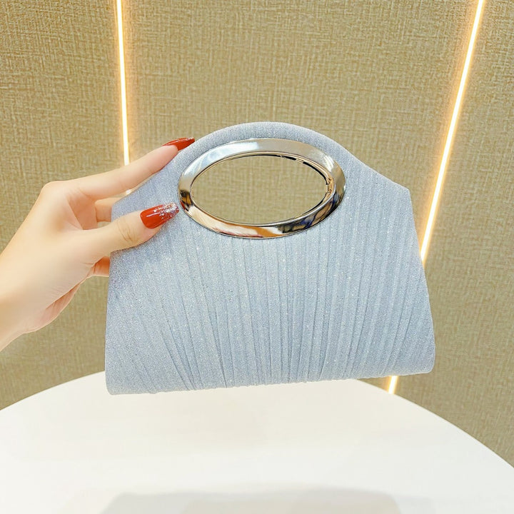 Pleated Evening Handbag