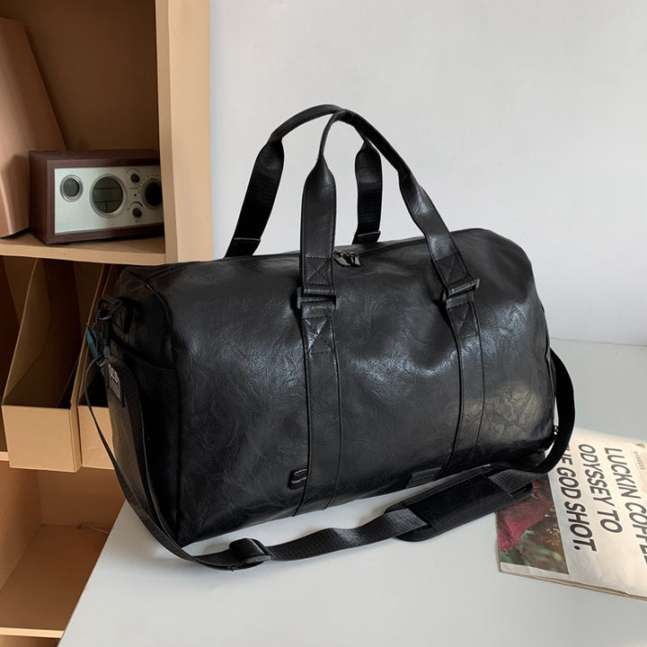 Durable Leather Weekender Duffle Bag Kalsten