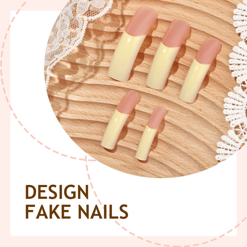 Nail set with elegant French tips Kalsten