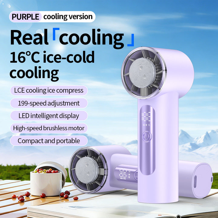 Unisex Portable Ice-Cooling Handheld Fan Kalsten