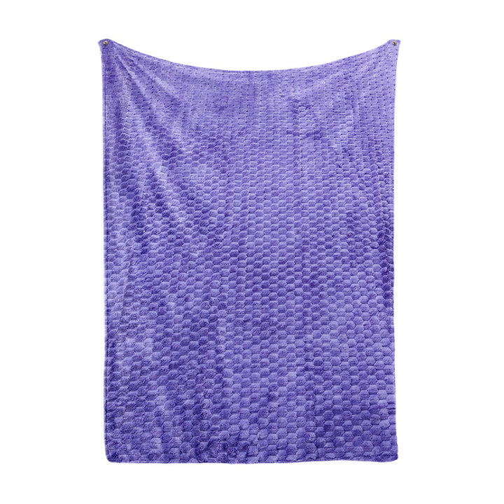 Ladies Cozy Microfiber Quick Change Blanket in Modern Checkered Pattern Kalsten