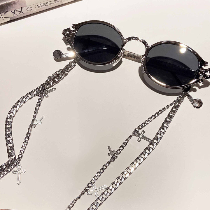 Fashionable jewelry holder chain with cross pendants Kalsten