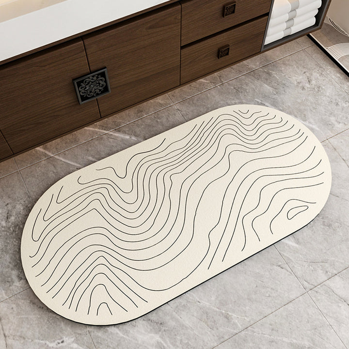Decorative Bathroom Runner Mat Kalsten
