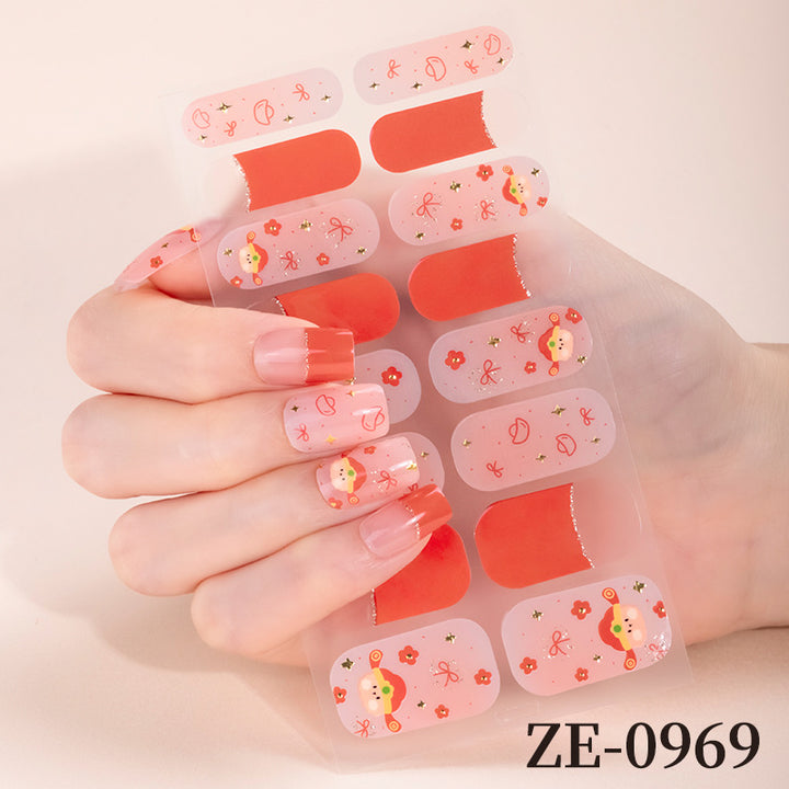 Holiday-Themed Nail Wraps