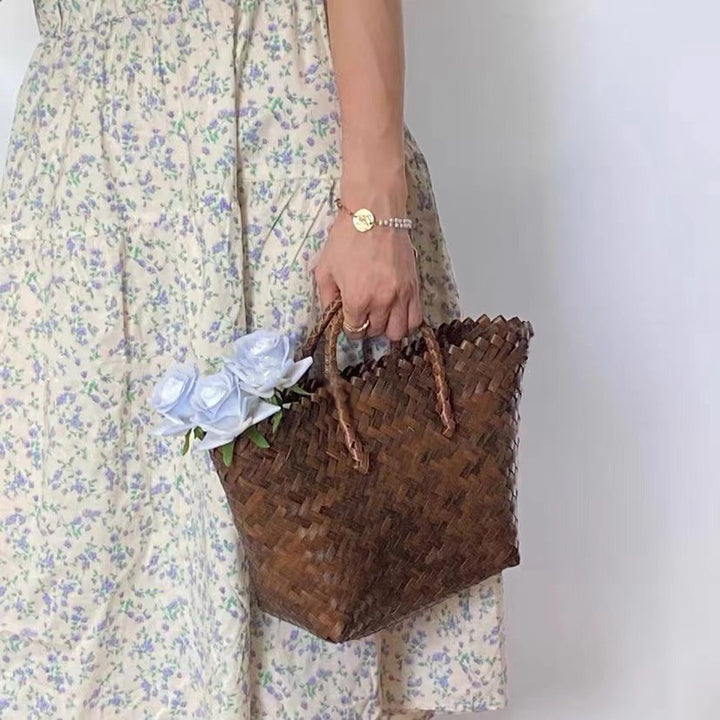 Elegant Woven Tote Bag Kalsten