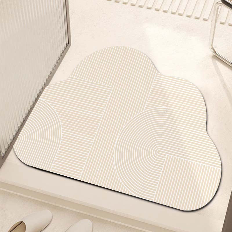 Decorative Cloud-Shaped Area Mat