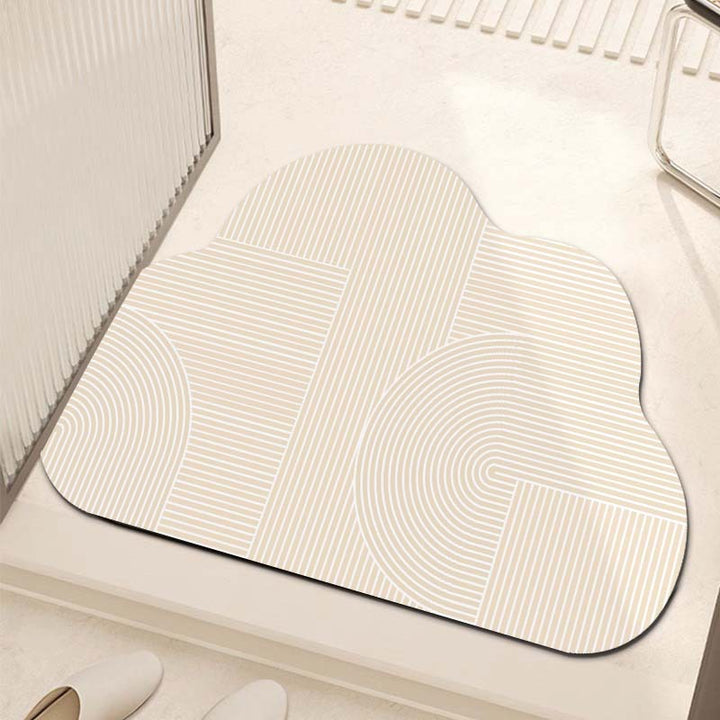 Decorative Cloud-Shaped Area Mat