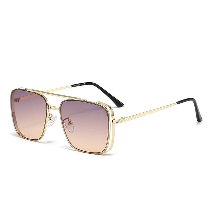Women's fashionable square sunglasses with elegant metal frame Kalsten
