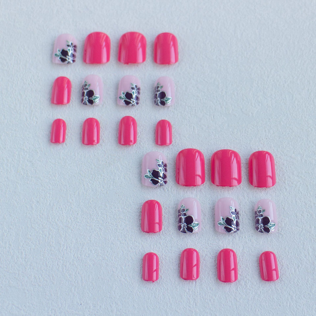 Floral Art Acrylic Nail Design Kit