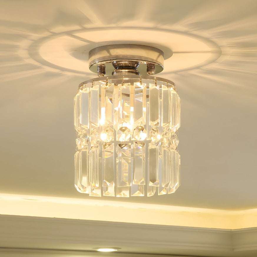 Crystal Flush Mount Ceiling Light