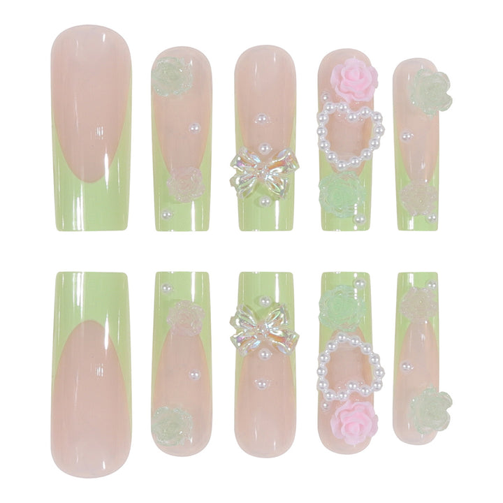 Artistic Decorative Press-On Nails Kalsten